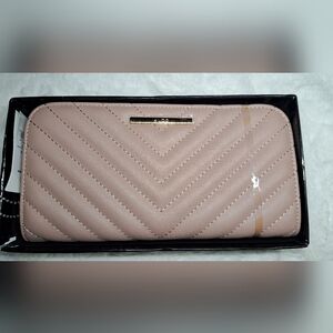 ALDO Elegant Tan Quilted Wallet